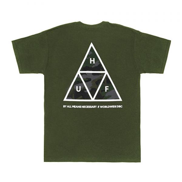 MUTED MILTARY TRIPLE TRIAGNLE TEE-MILTARY